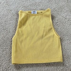 Cotton On Ribbed High Neck Tank Top
